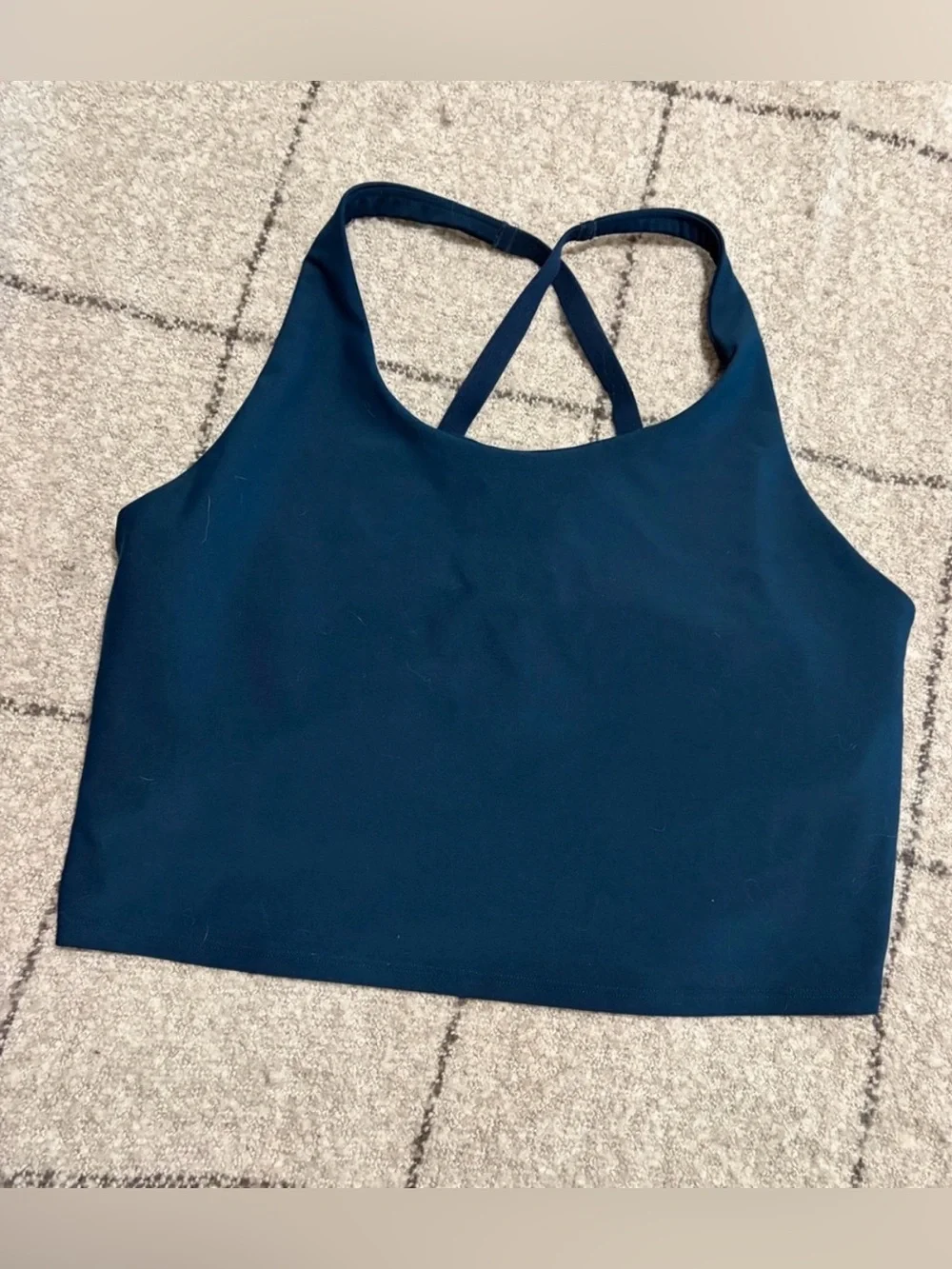 Old Navy Black & Teal Crisscross Sports Bra Bundle